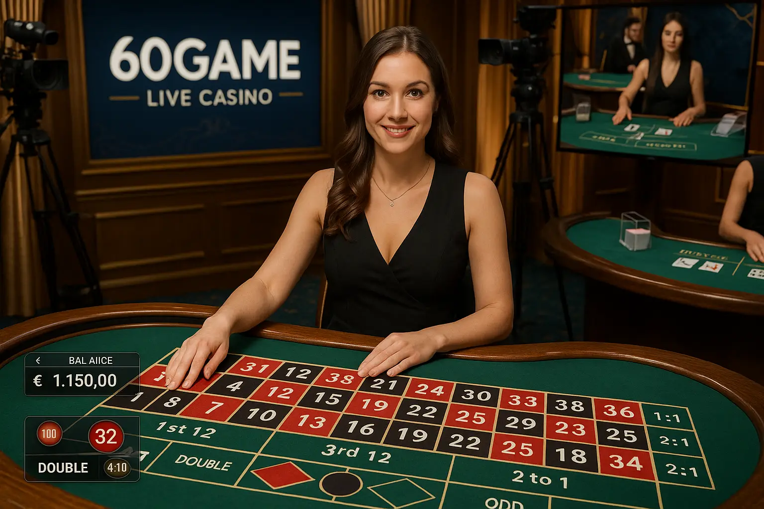 O 60GAME Live Casino lança promoções regularmente