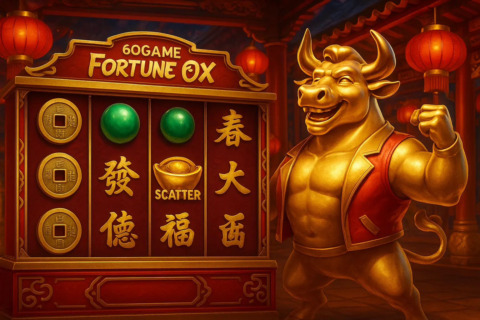 Fortune Ox no 60GAME - Aposte Agora e Reivindique Seus Ganhos