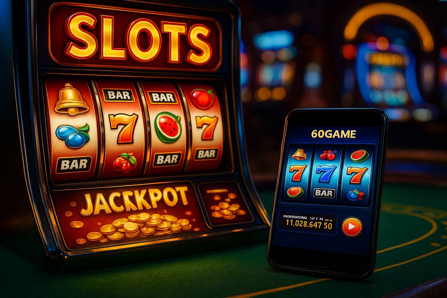Jogos de Slot no Casino Online 60GAME