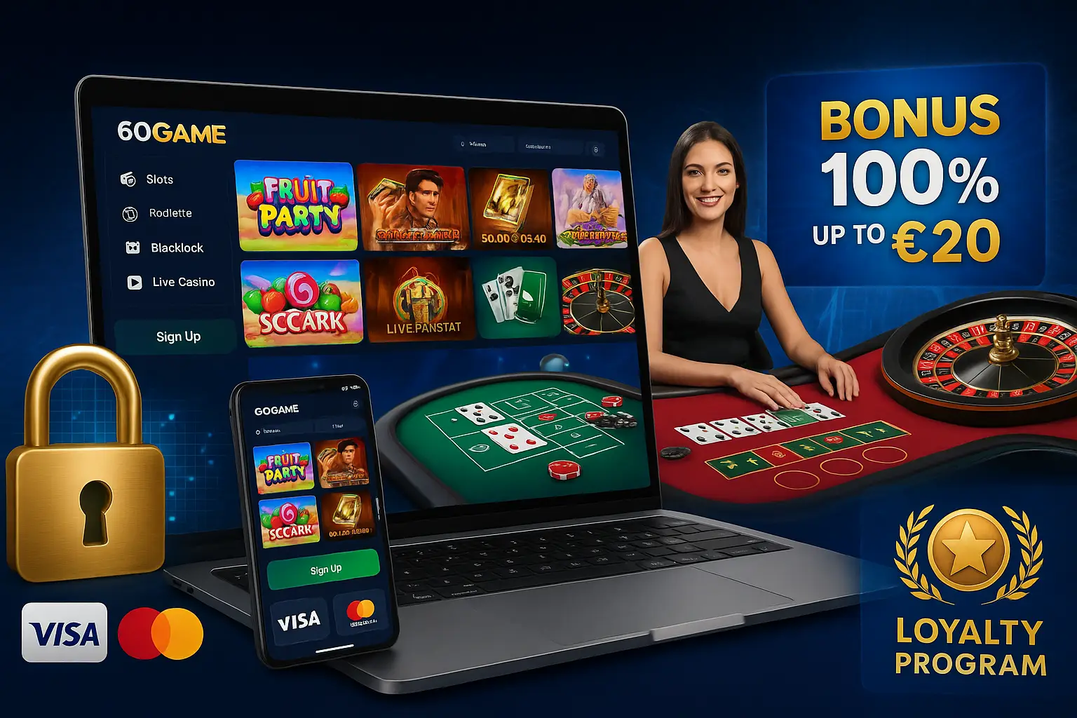 Jogos de cassino online inovadores e emocionantes na 60GAME