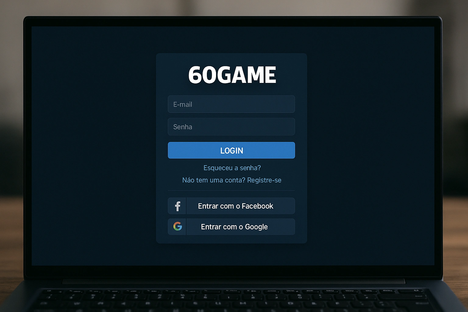 Não Perca tempo, o rRgistro na site 60GAME